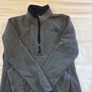 The North Face Charcoal Quarter-Zip Fleece